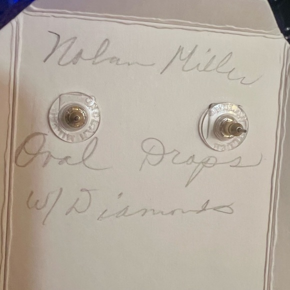 Nolan Miller Vintage Gold and Silver Drop Earrings - Picture 4 of 6